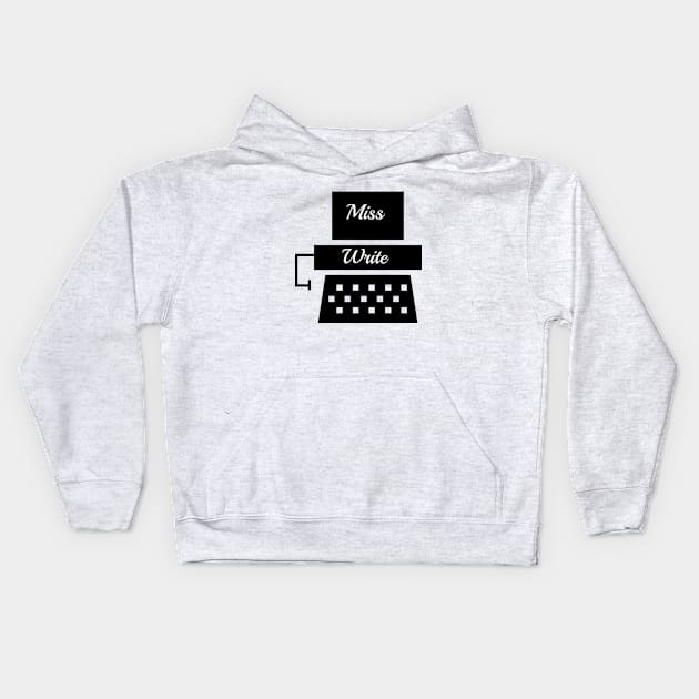 Miss Write Kids Hoodie by NYNY